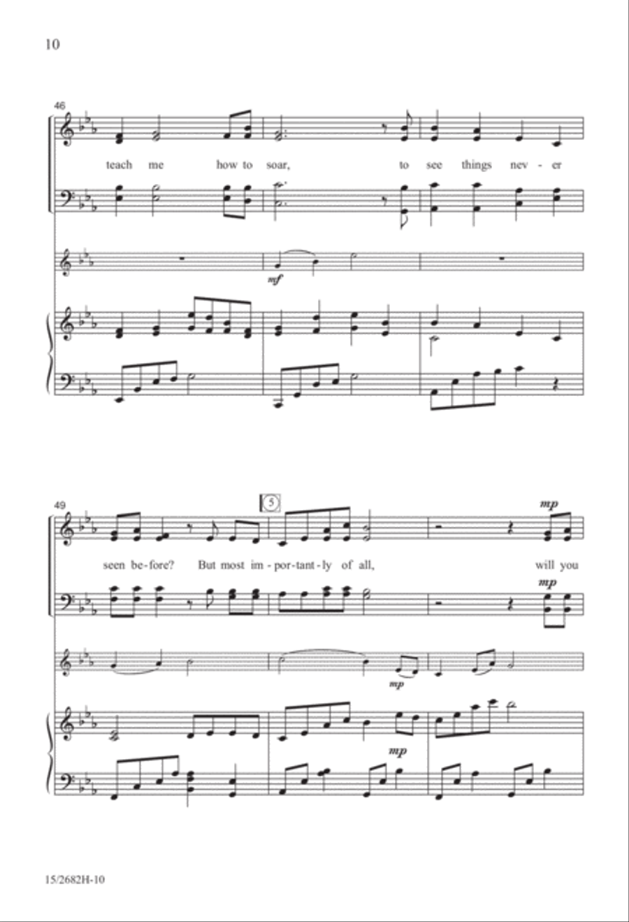 Will You Teach Me? 4-Part scores gallery preview page 10