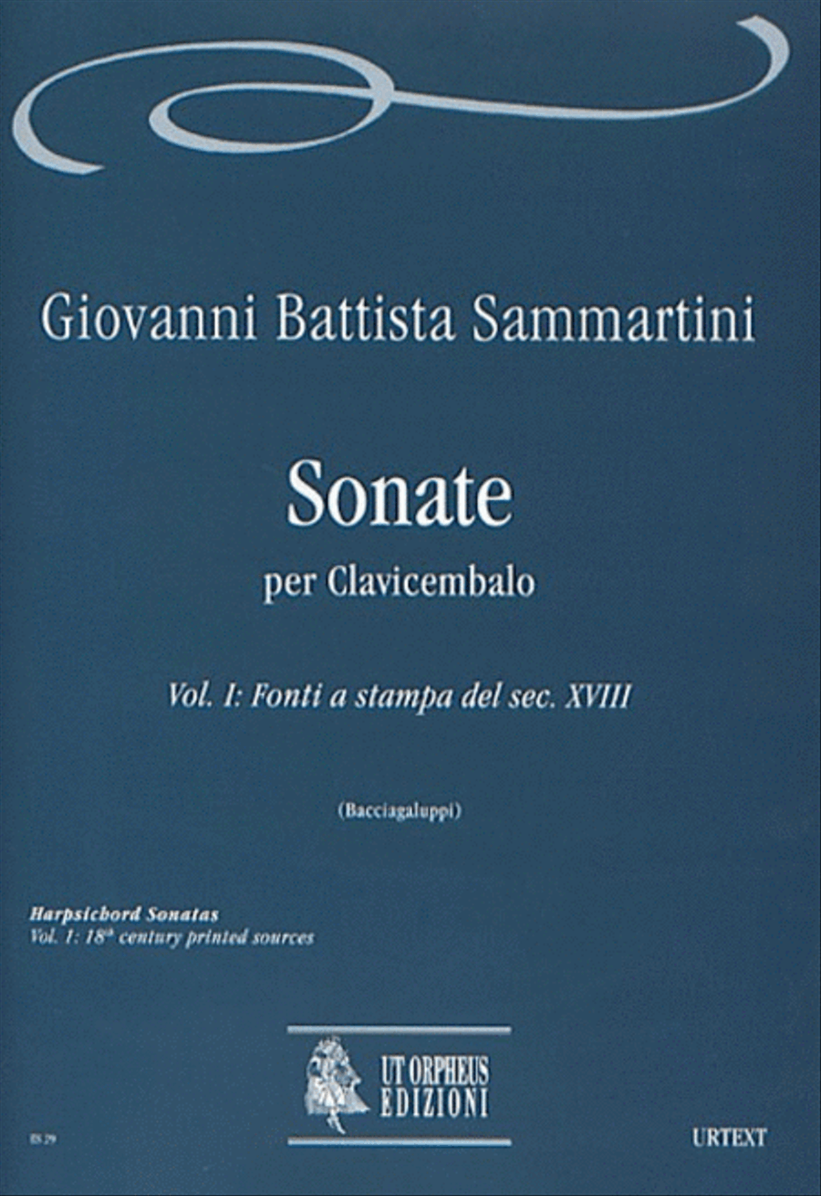 Sonatas for Harpsichord - Vol. 1: 18th century printed sources Harpsichord scores gallery preview page 1