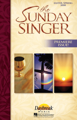 Book cover for The Sunday Singer - Easter/Spring 2008