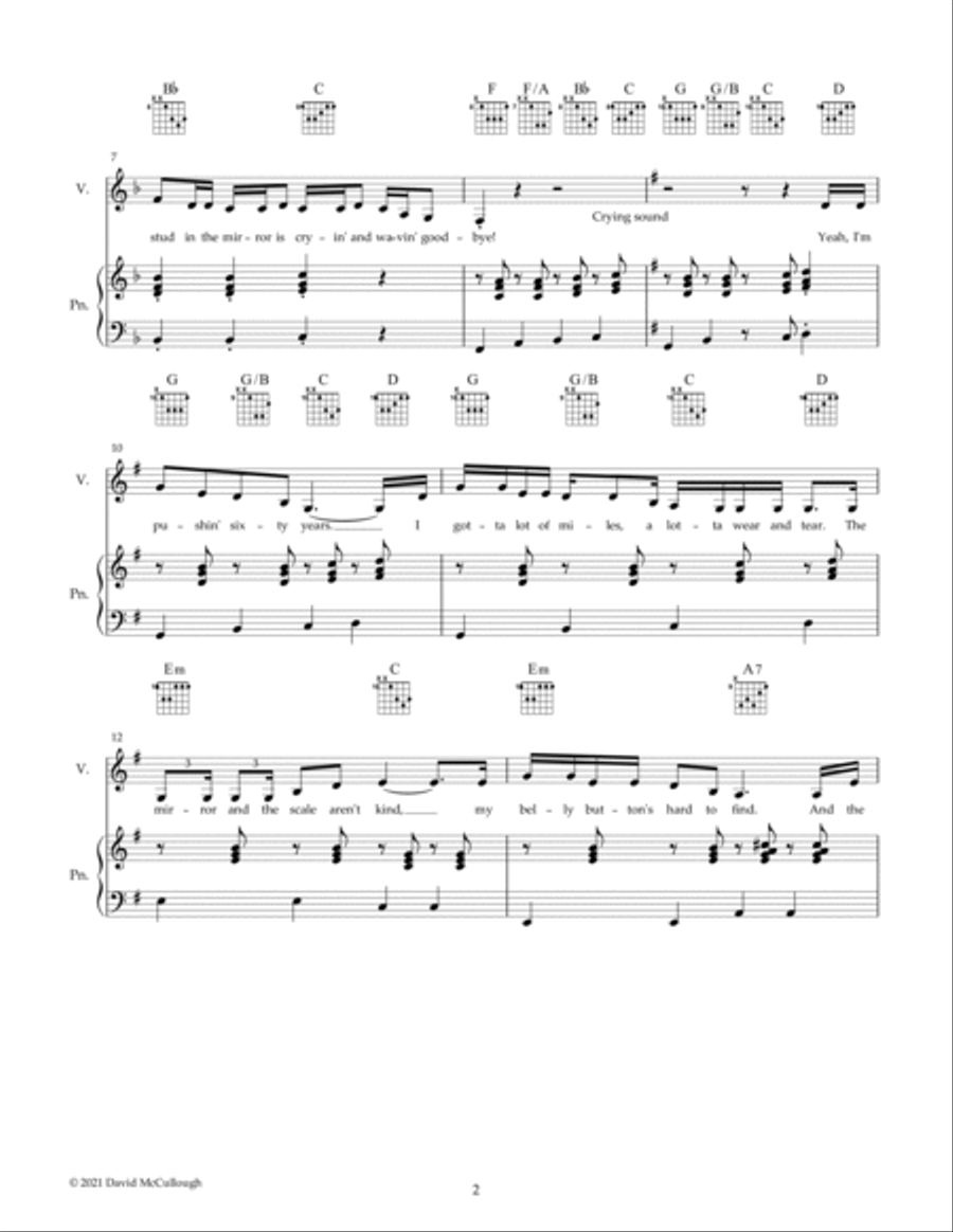 The Dad-Bod Song Voice scores gallery preview page 2