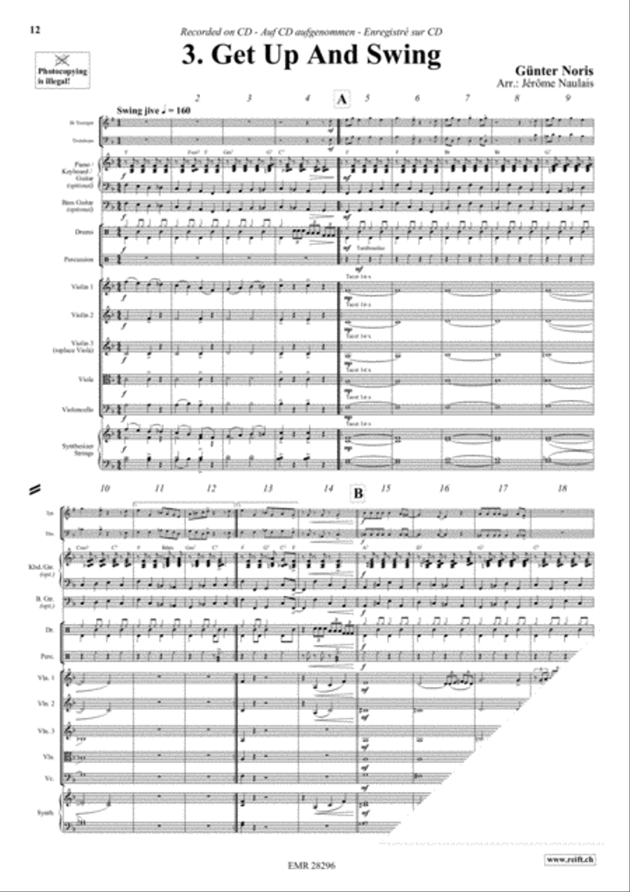 Let's Dance Volume 2 Let's Dance Volume 2 Brass Ensemble scores gallery preview page 5