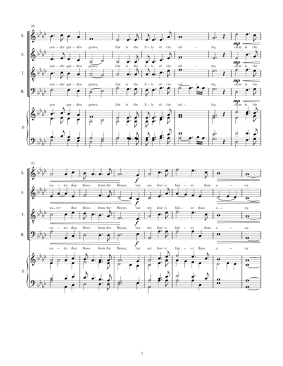 Red is the Rose Red is the Rose 4-Part scores gallery preview page 4