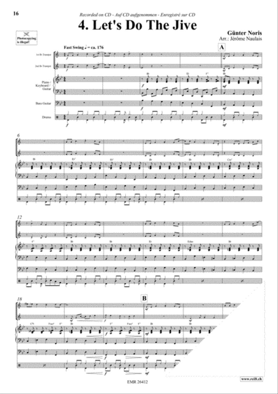 Let's Dance Volume 3 Trumpet Duet scores gallery preview page 6