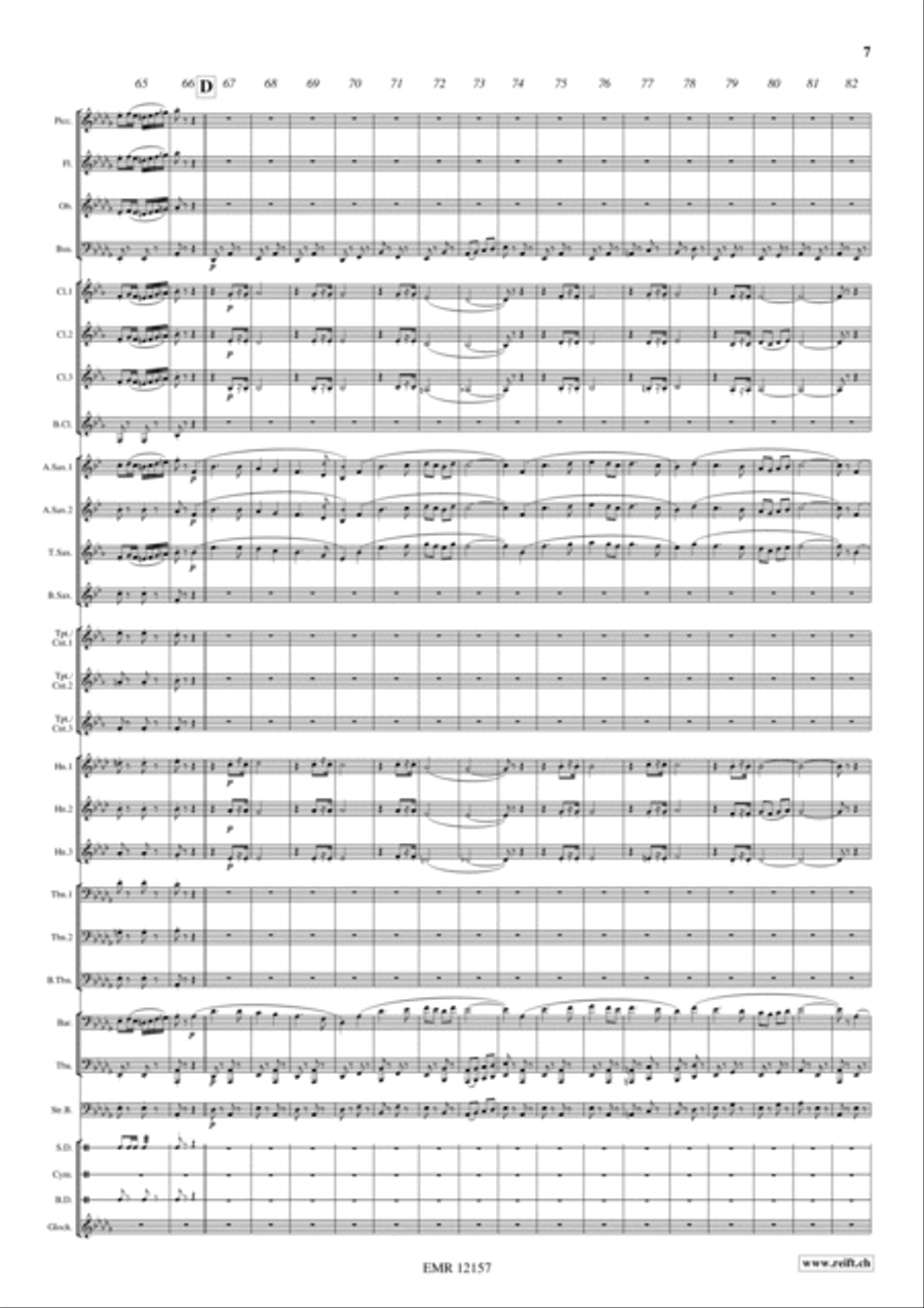 Marche de Diamant Marche de Diamant Concert Band scores gallery preview page 8