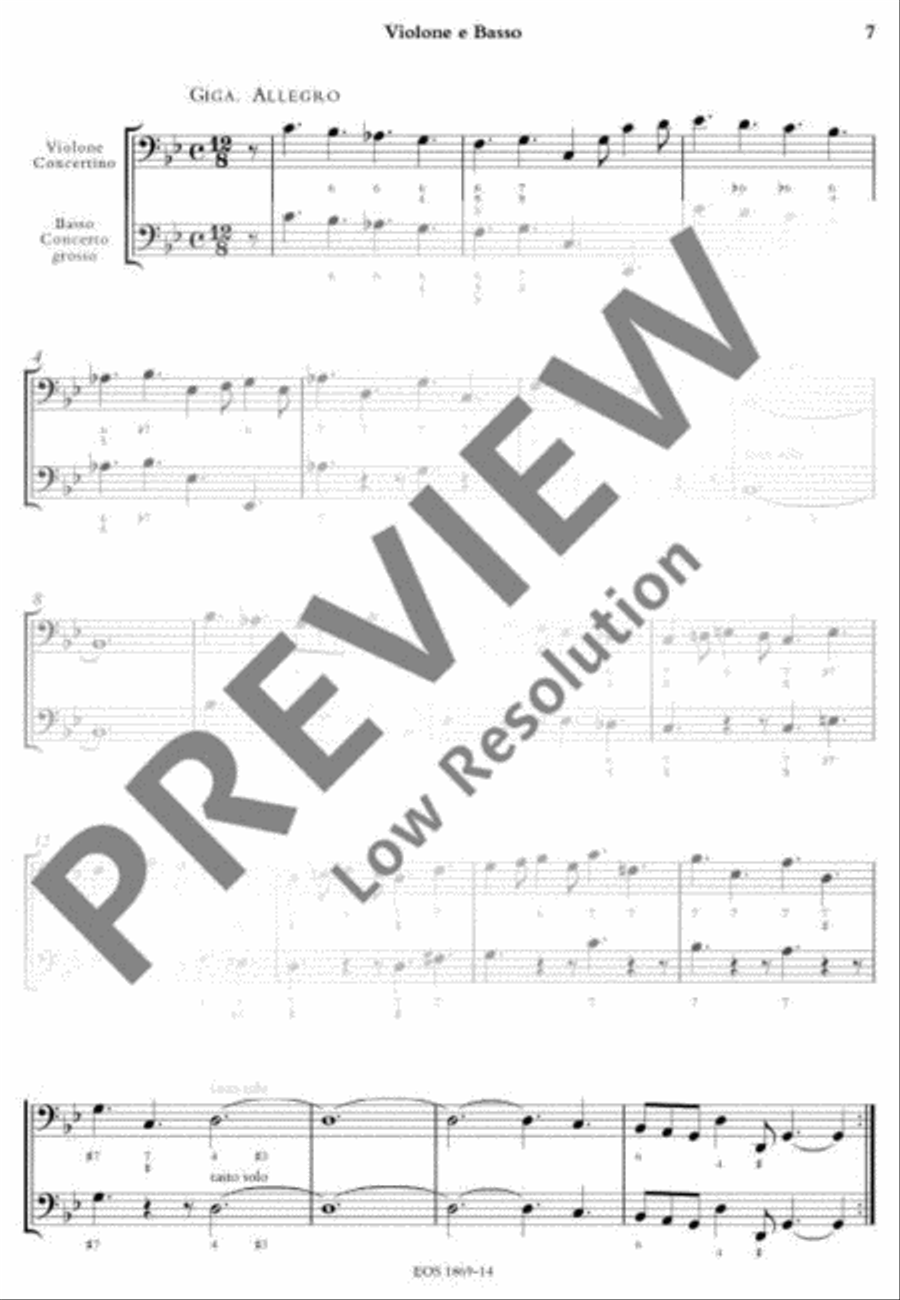 Concerto Grosso Double Bass scores gallery preview page 7