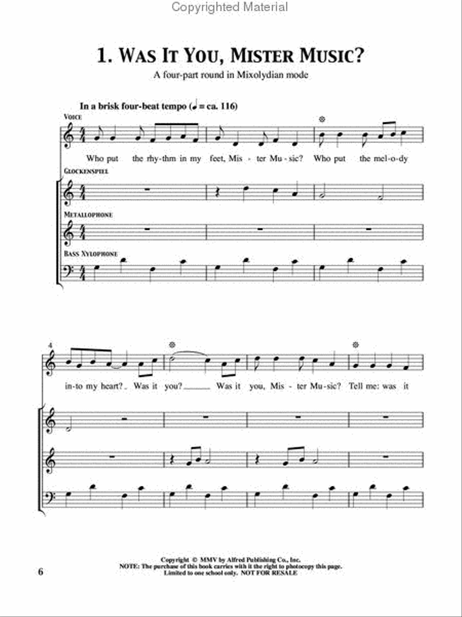 Look Before You Leap! Voice scores gallery preview page 3