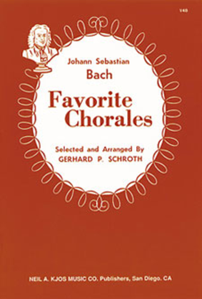 Book cover for Bach Favorite Chorales