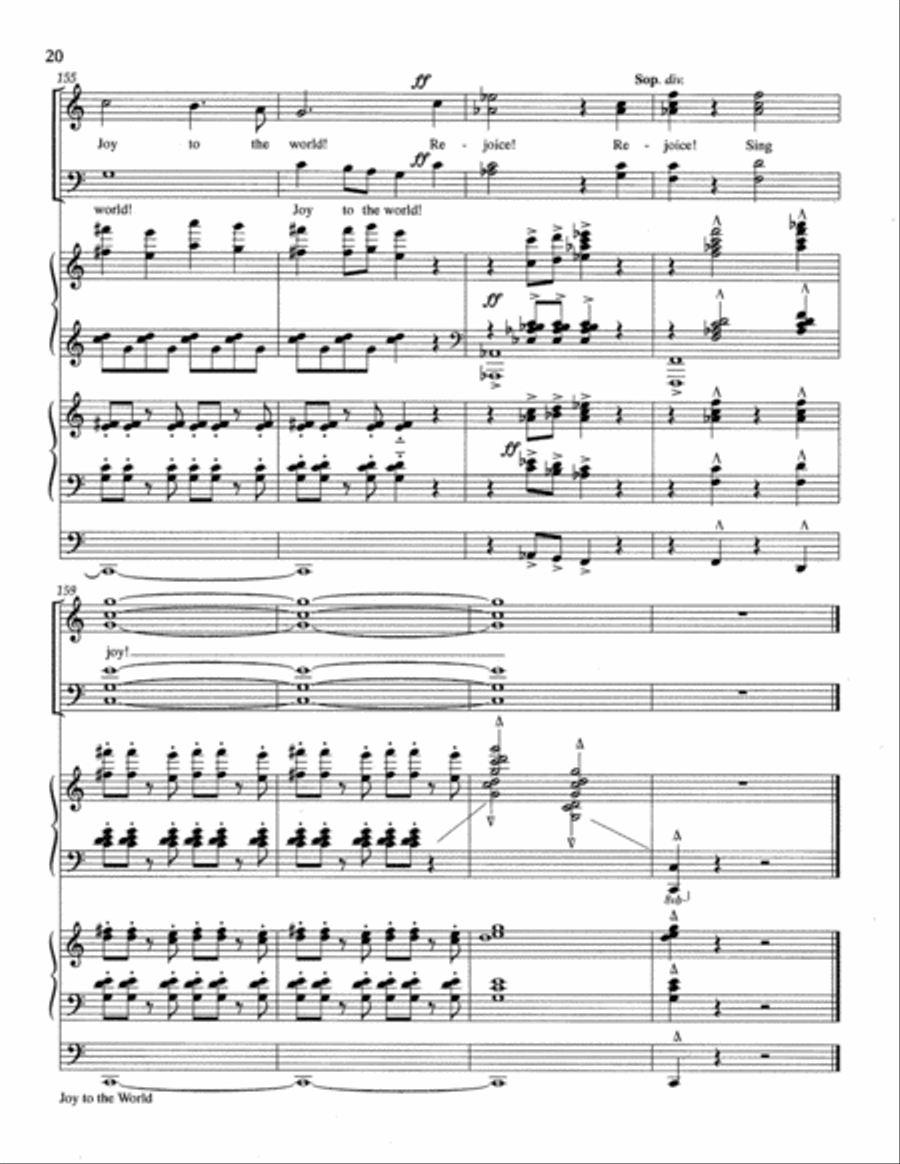 Joy to the World Joy to the World 4-Part scores gallery preview page 21