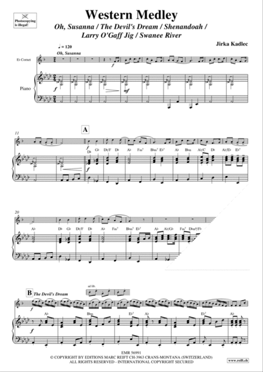 Western Medley Cornet scores gallery preview page 4