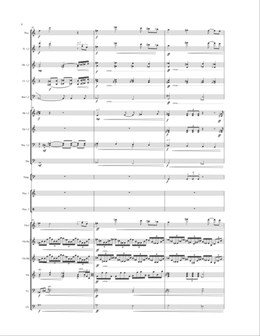 Friend or Fiend for orchestra (score) Full Orchestra scores gallery preview page 6