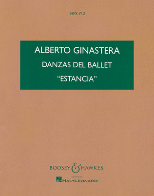 Book cover for Danzas del Ballet “Estancia”