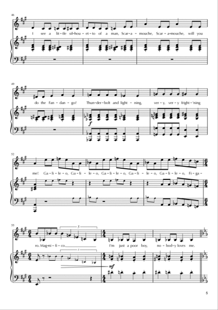 Bohemian Rhapsody Voice scores gallery preview page 5