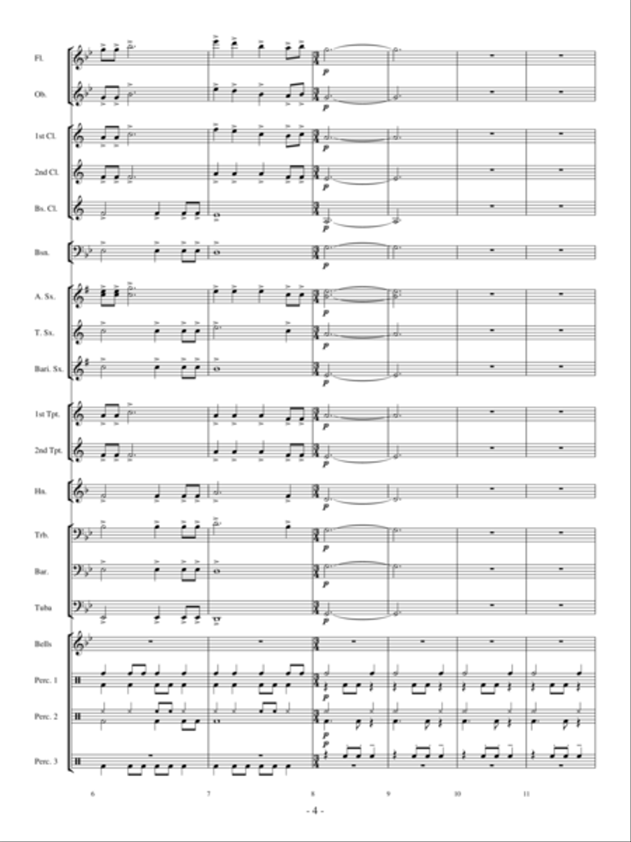 Sakura Concert Band scores gallery preview page 3