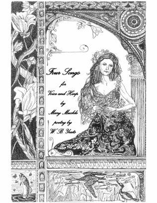 Book cover for Four Songs for Harp and Voice