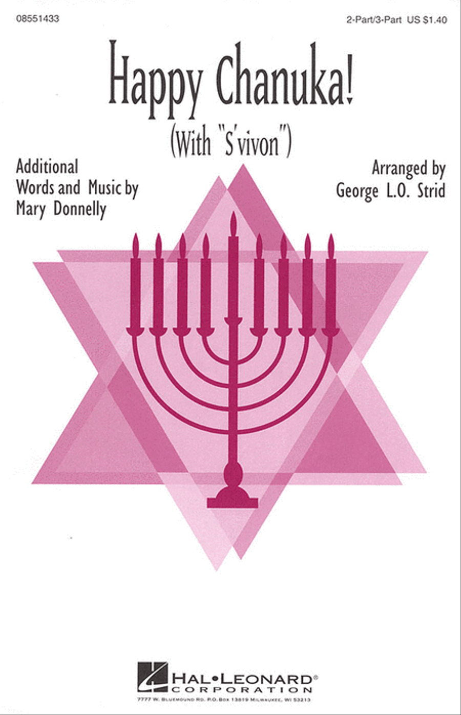 Happy Chanuka! 3-Part scores gallery preview page 1