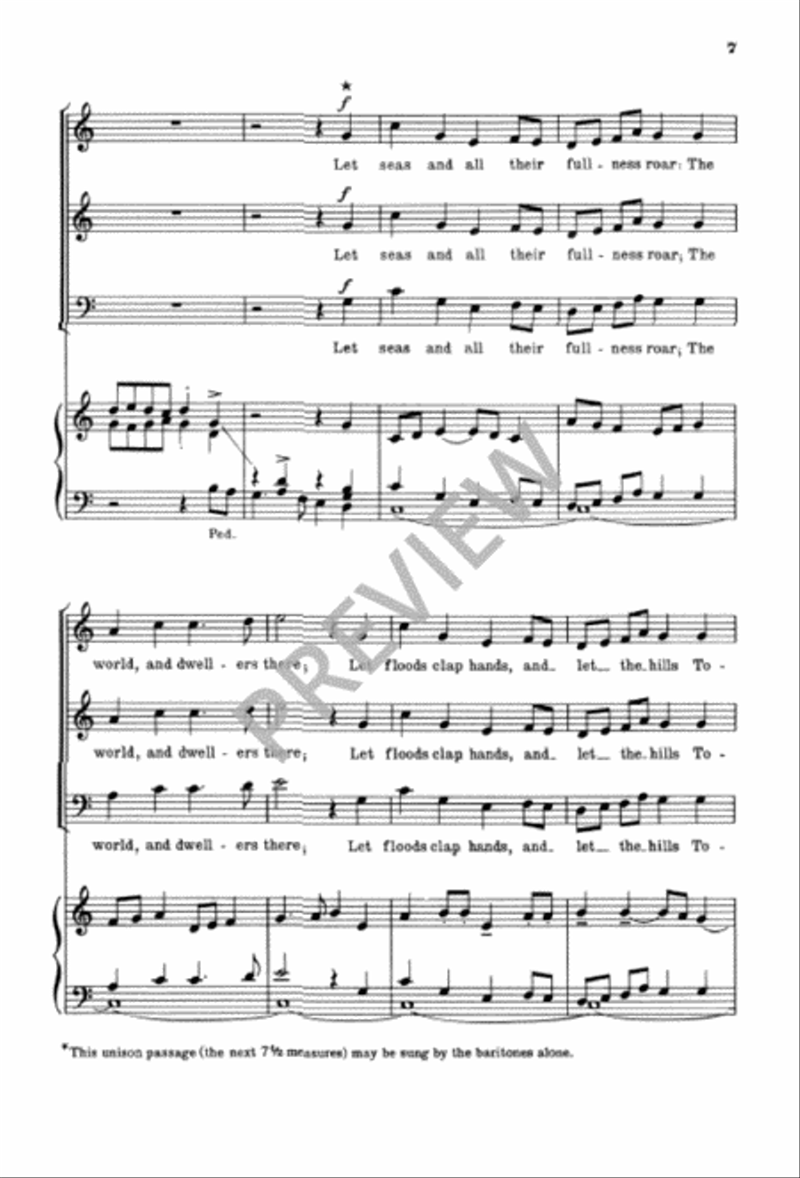 With Harp and Voice of Psalms SA scores gallery preview page 8