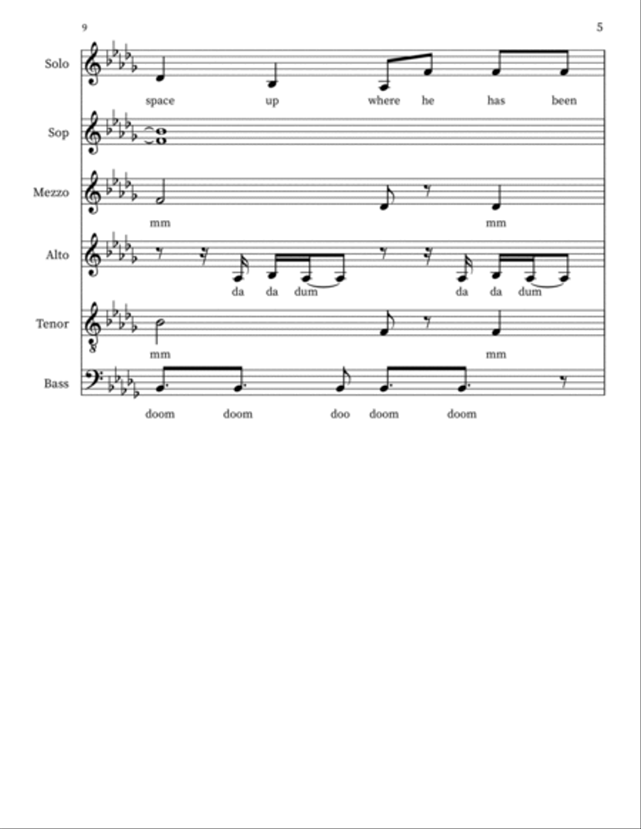 Fire A Cappella scores gallery preview page 5