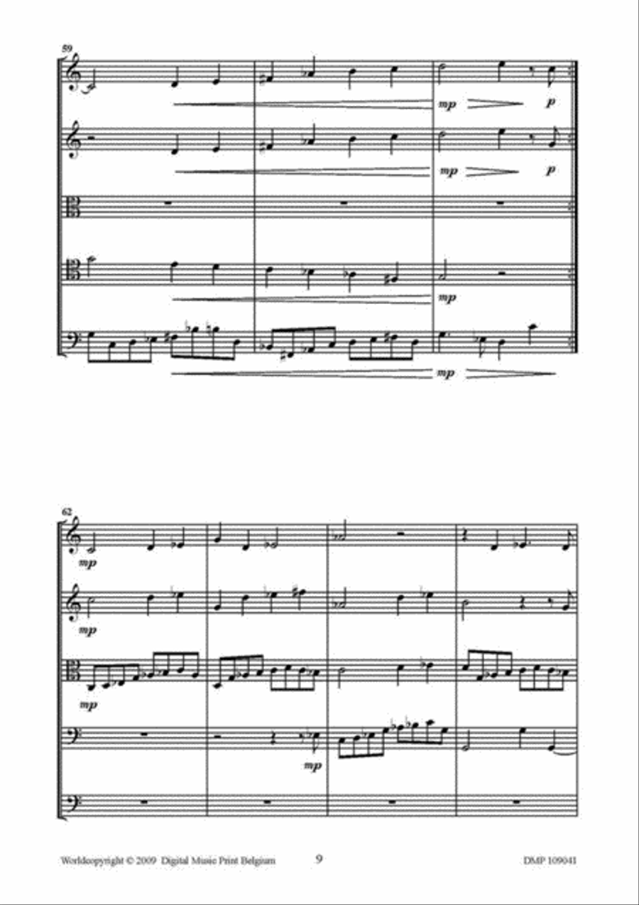 Suite St-Polycarpi Set of Parts scores gallery preview page 8