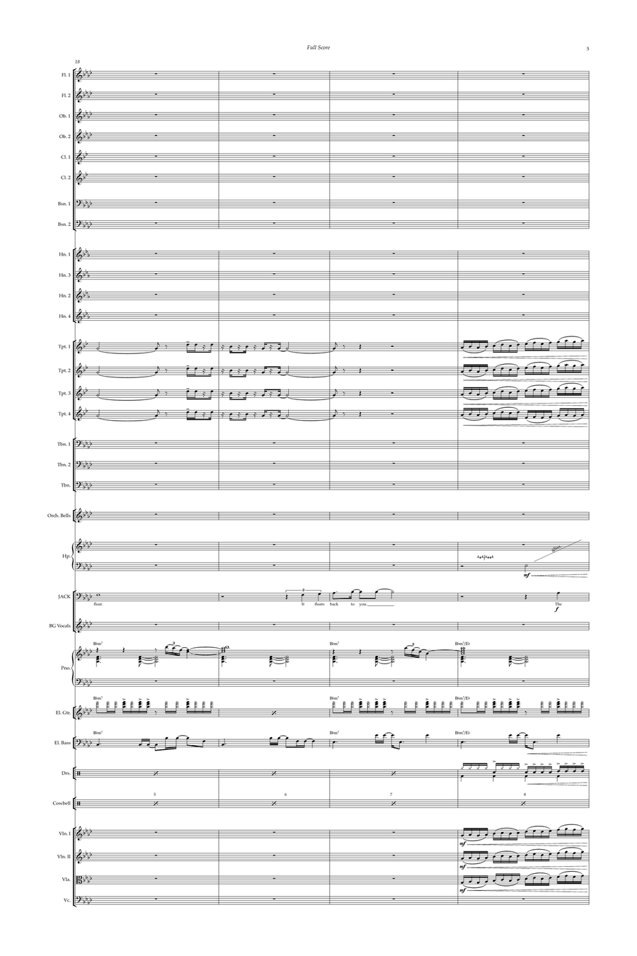 Love Boat Theme Love Boat Theme Full Orchestra scores gallery preview page 5