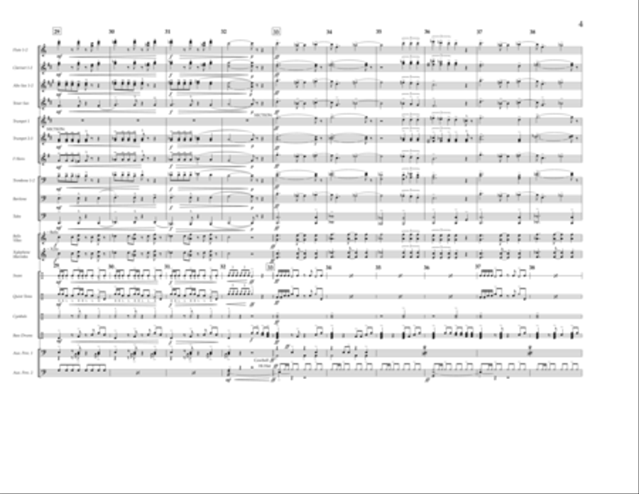 Montero (Call Me By Your Name) (arr. Tom Wallace) - Full Score Marching Band scores gallery preview page 4