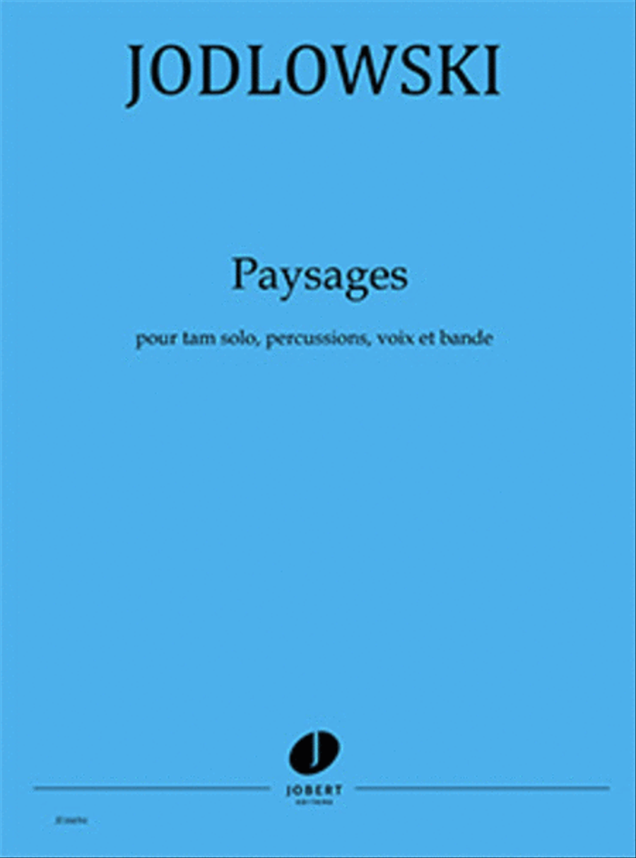 Paysages Voice scores gallery preview page 1