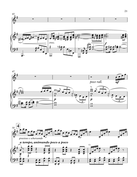 Barber-Concerto Op. 14  for violin (flute) and piano