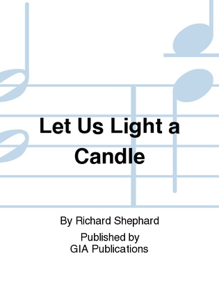 Book cover for Let Us Light a Candle