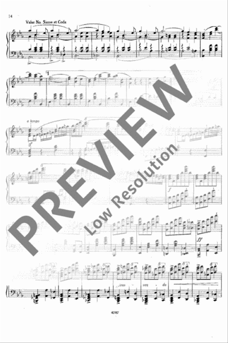Arabesken Piano Solo scores gallery preview page 15