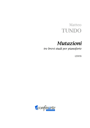 Matteo Tundo: MUTAZIONI (ES-21-007)