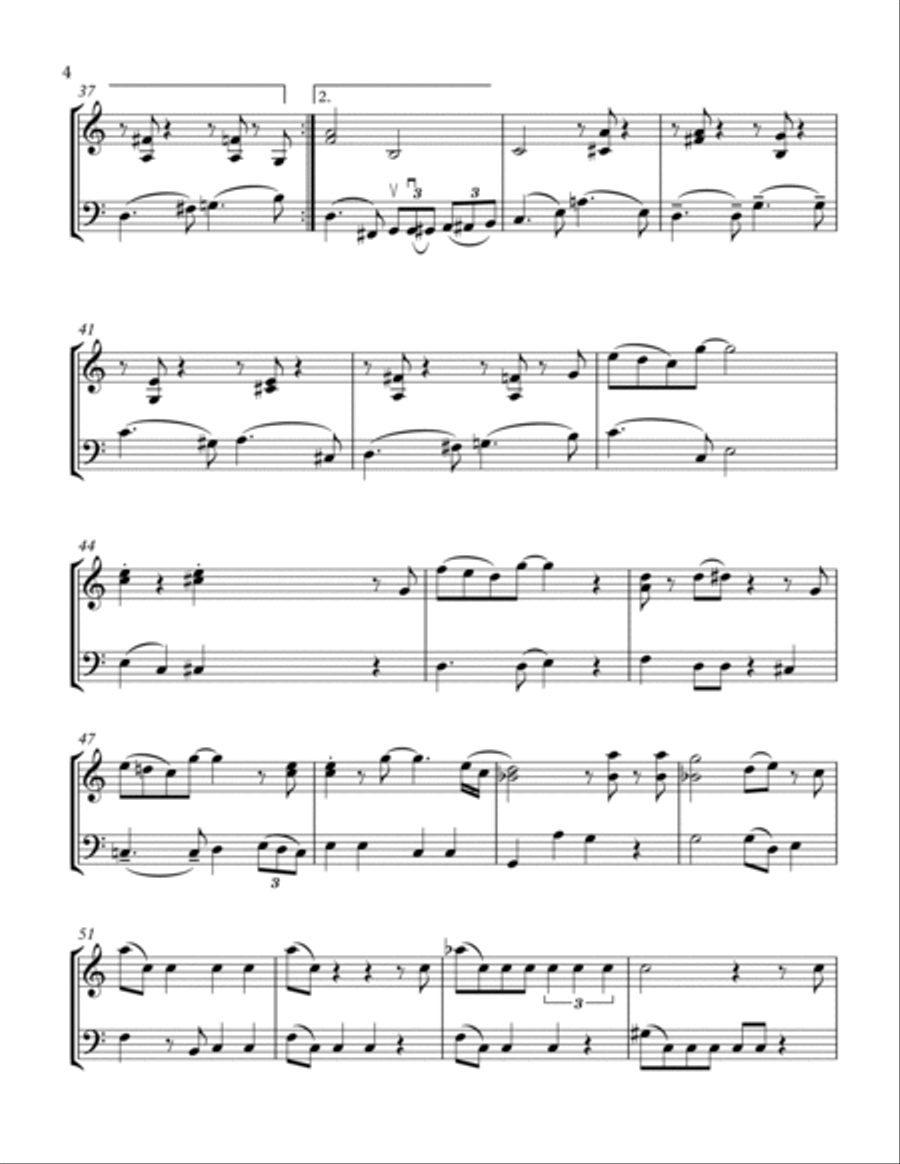 Baby, It's Cold Outside String Duet scores gallery preview page 6