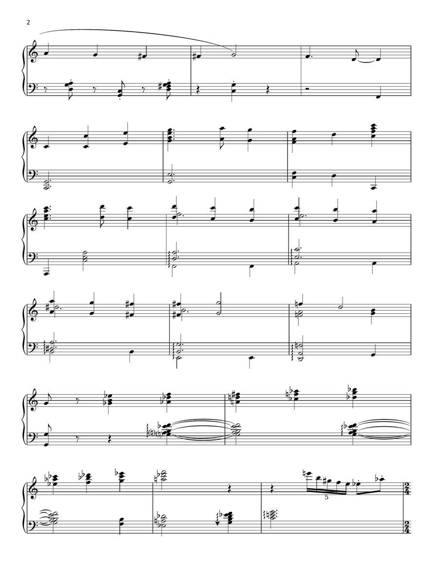 Overture (from The BFG) Piano Solo scores gallery preview page 2