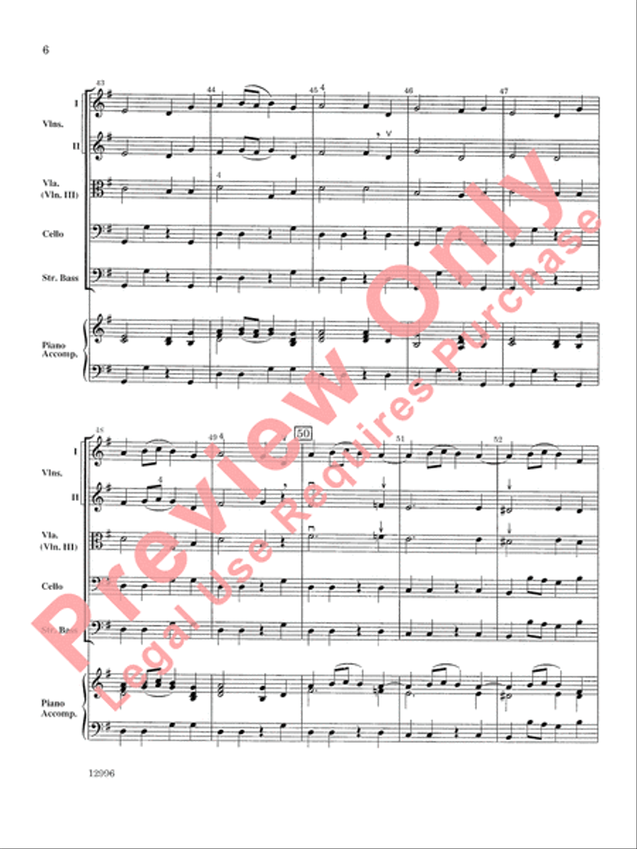 Saturday at the Symphony String Orchestra scores gallery preview page 7