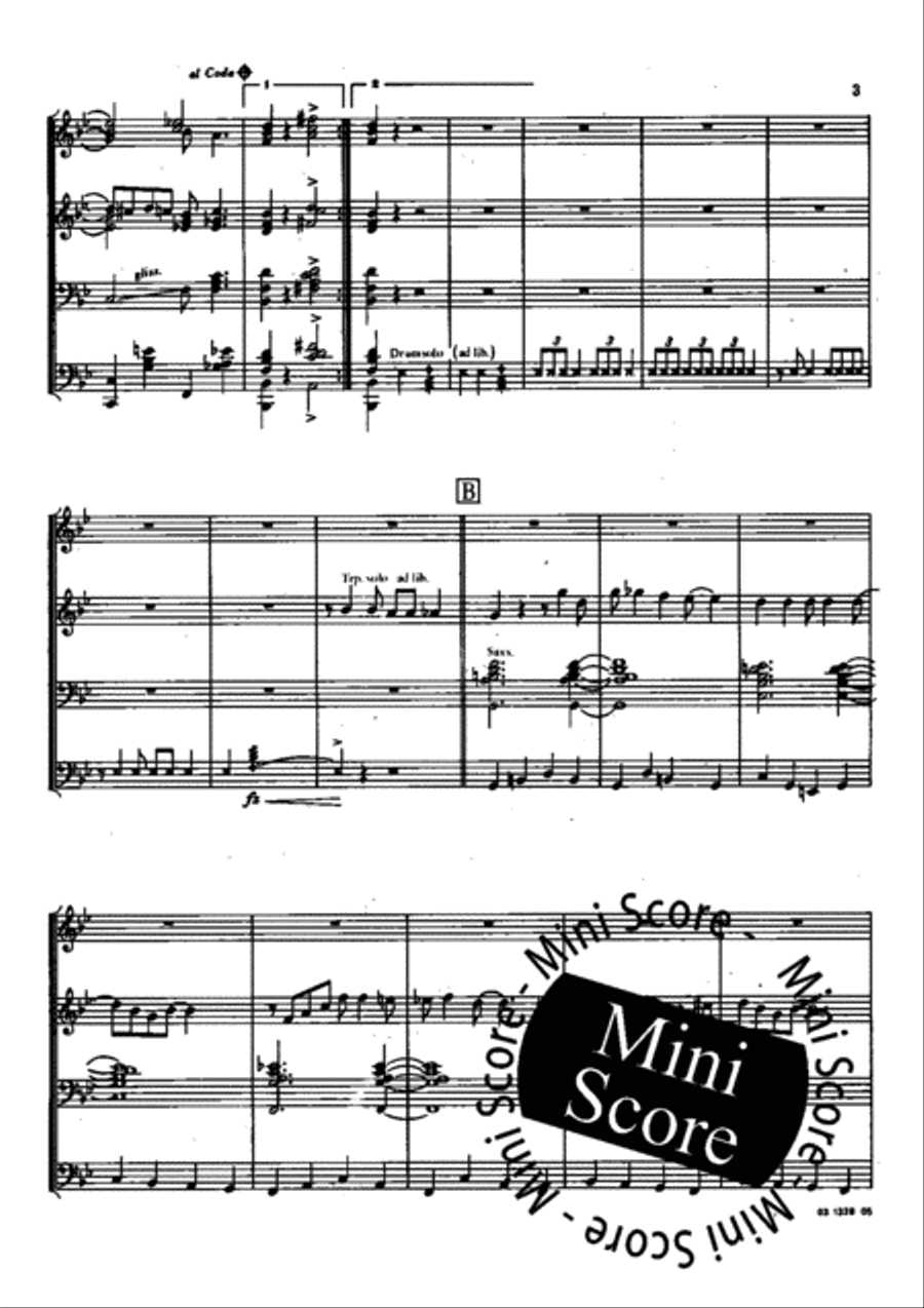 At the Jazz Band Ball At the Jazz Band Ball Big Band scores gallery preview page 7
