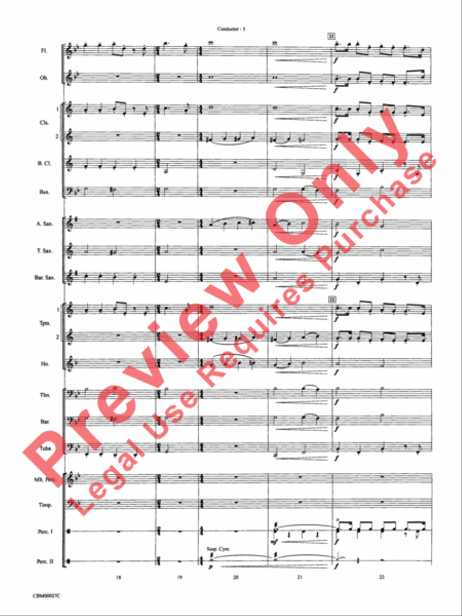 How the Grinch Stole Christmas Concert Band scores gallery preview page 8