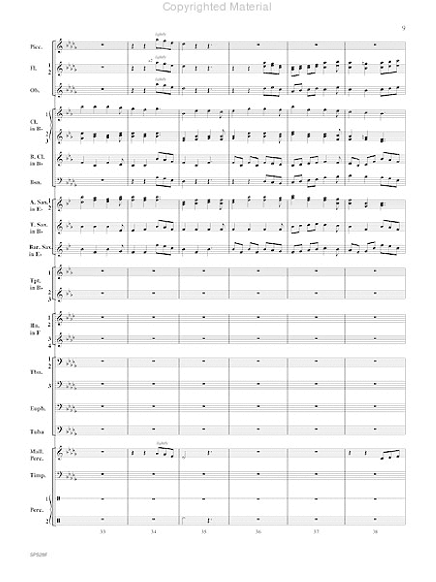 Holiday Portraits Holiday Portraits Concert Band scores gallery preview page 10