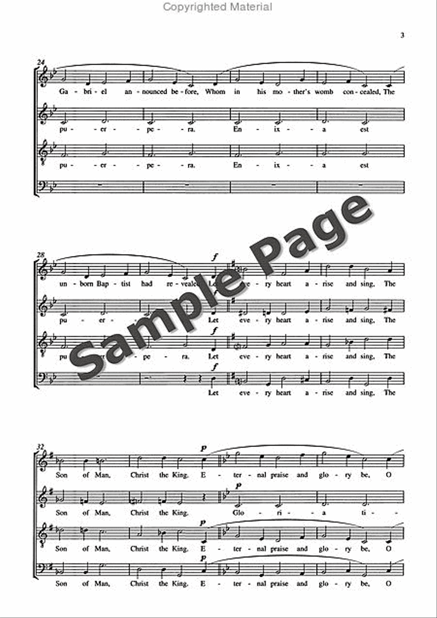 3 Carols 3 Carols 4-Part scores gallery preview page 6