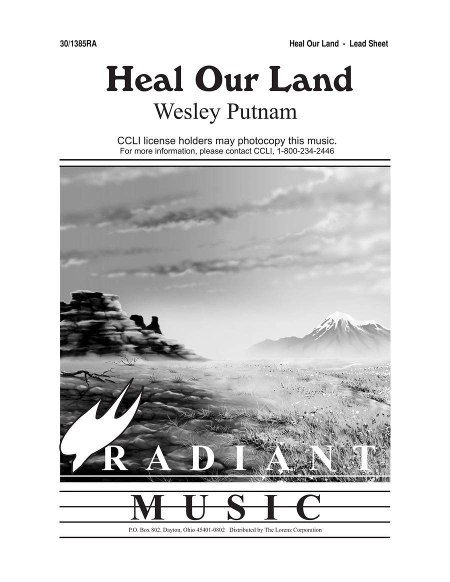Heal Our Land - Lead Sheet (Digital Download) Choir scores gallery preview page 1