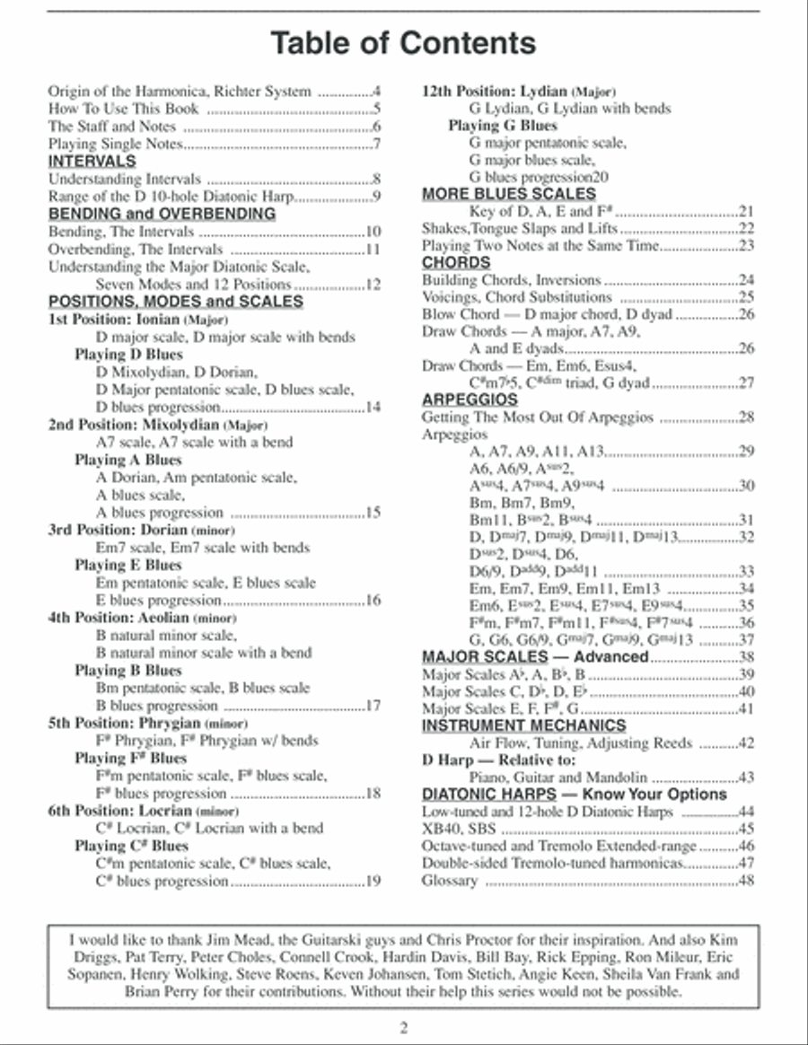 Complete 10-Hole Diatonic Harmonica Series: D Harmonica Book Harmonica scores gallery preview page 3