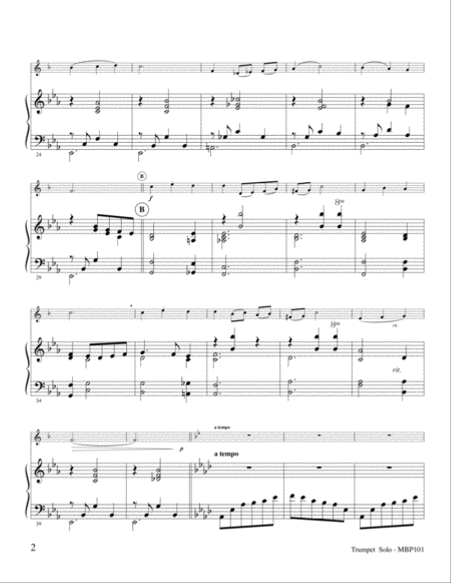 Harbored In Jesus Cornet scores gallery preview page 3