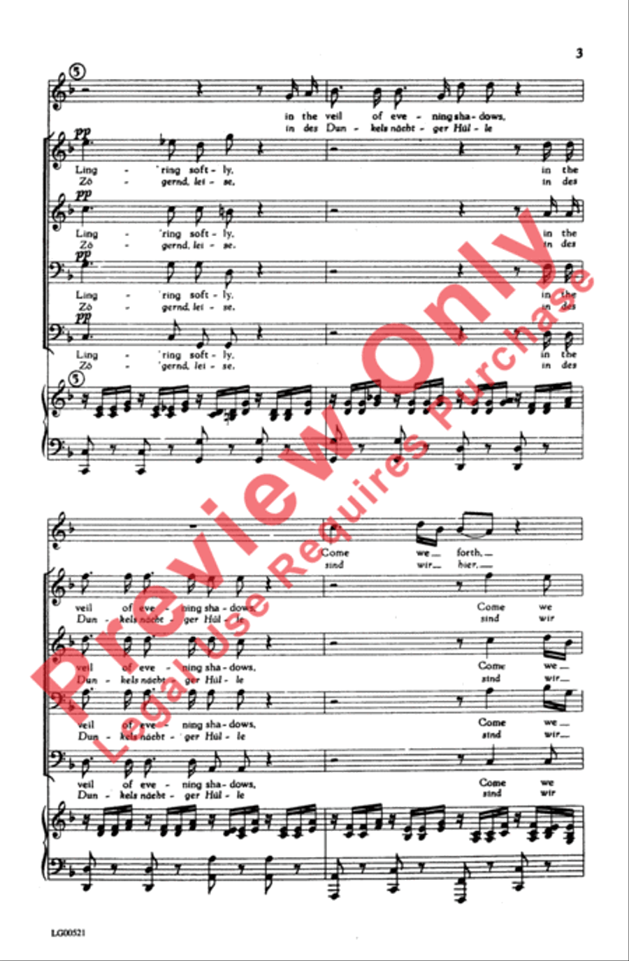Ständchen Men's Choir scores gallery preview page 3