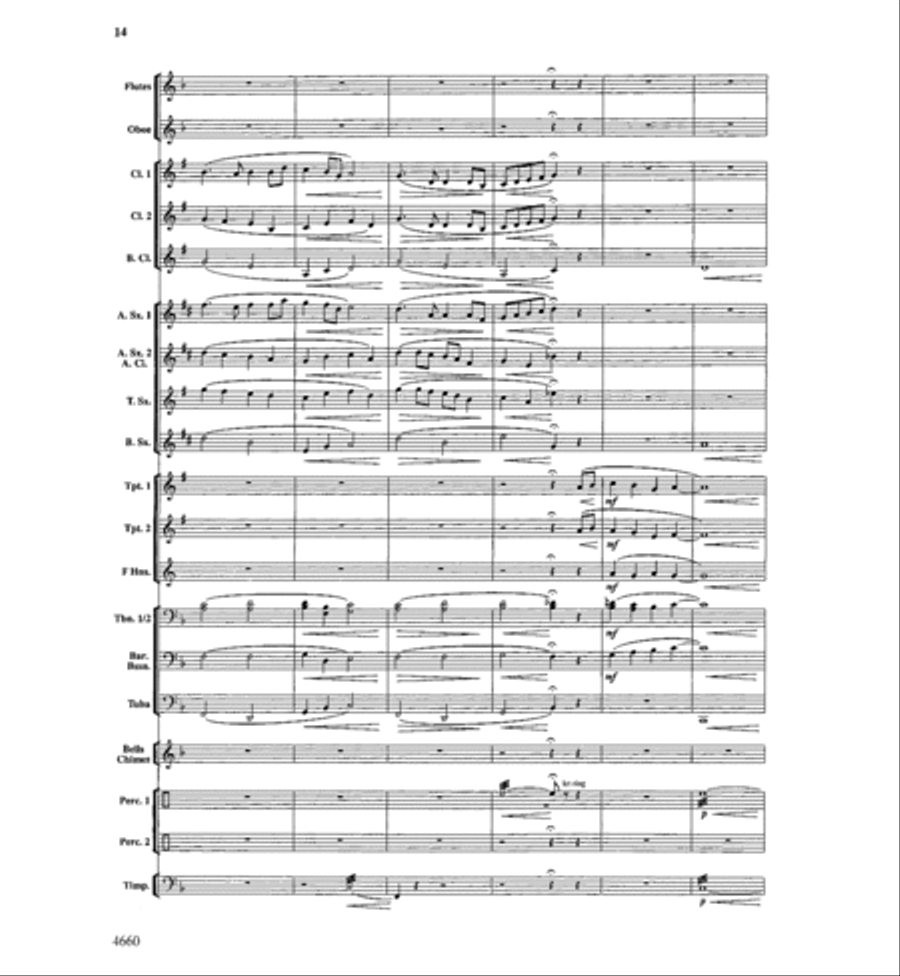 Tribute and Triumph Concert Band scores gallery preview page 13
