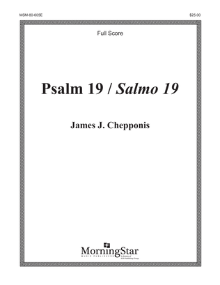 Psalm 19: Salmo 19 (English/Spanish Full Score)