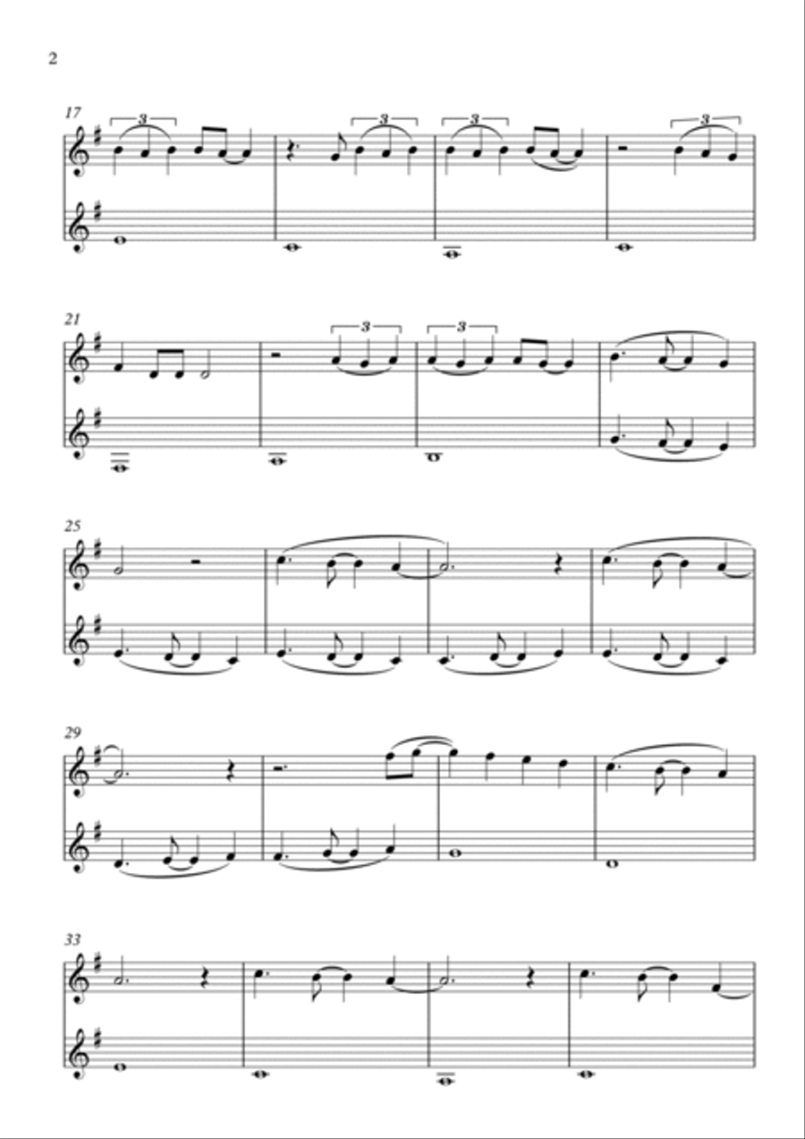 As It Was Clarinet Duet scores gallery preview page 2