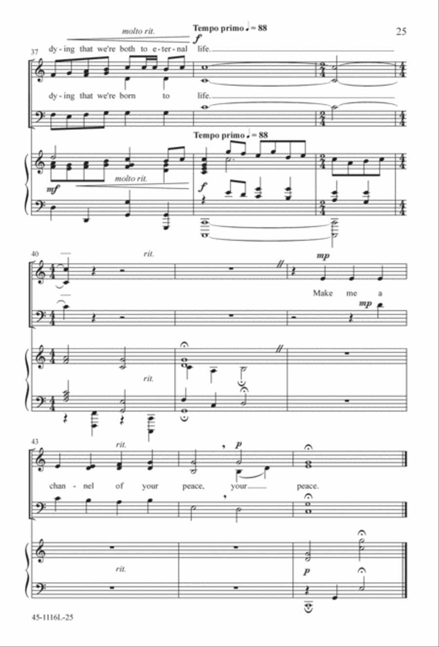 12 Anthems for about 12 Singers 3-Part scores gallery preview page 25