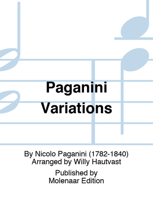 Book cover for Paganini Variations