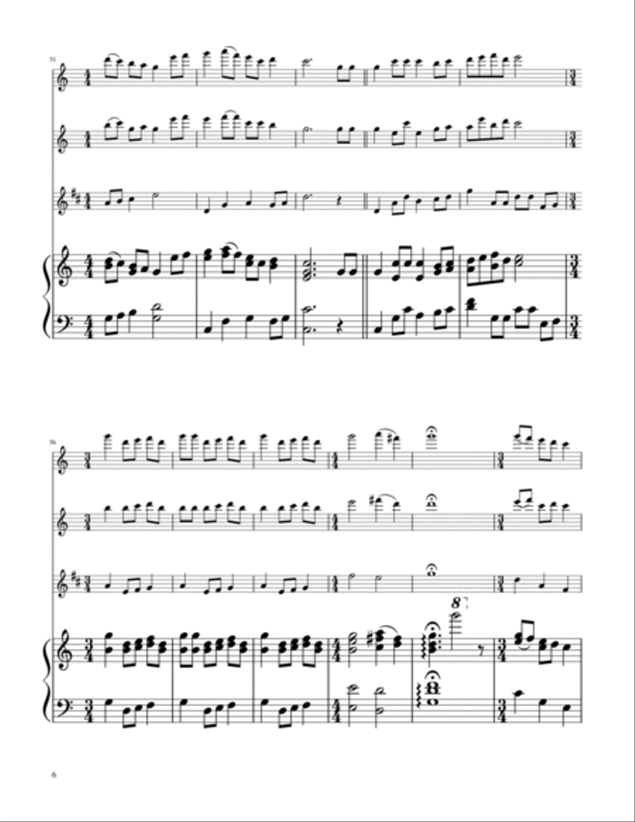 The Twelve Days of Christmas - Woodwind Trio Woodwind Trio scores gallery preview page 6