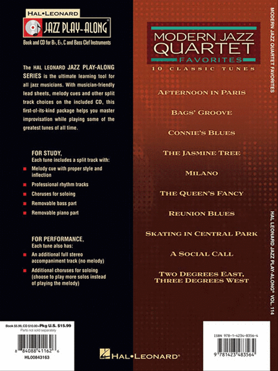 Modern Jazz Quartet Favorites Modern Jazz Quartet Favorites Jazz Ensemble scores gallery preview page 2