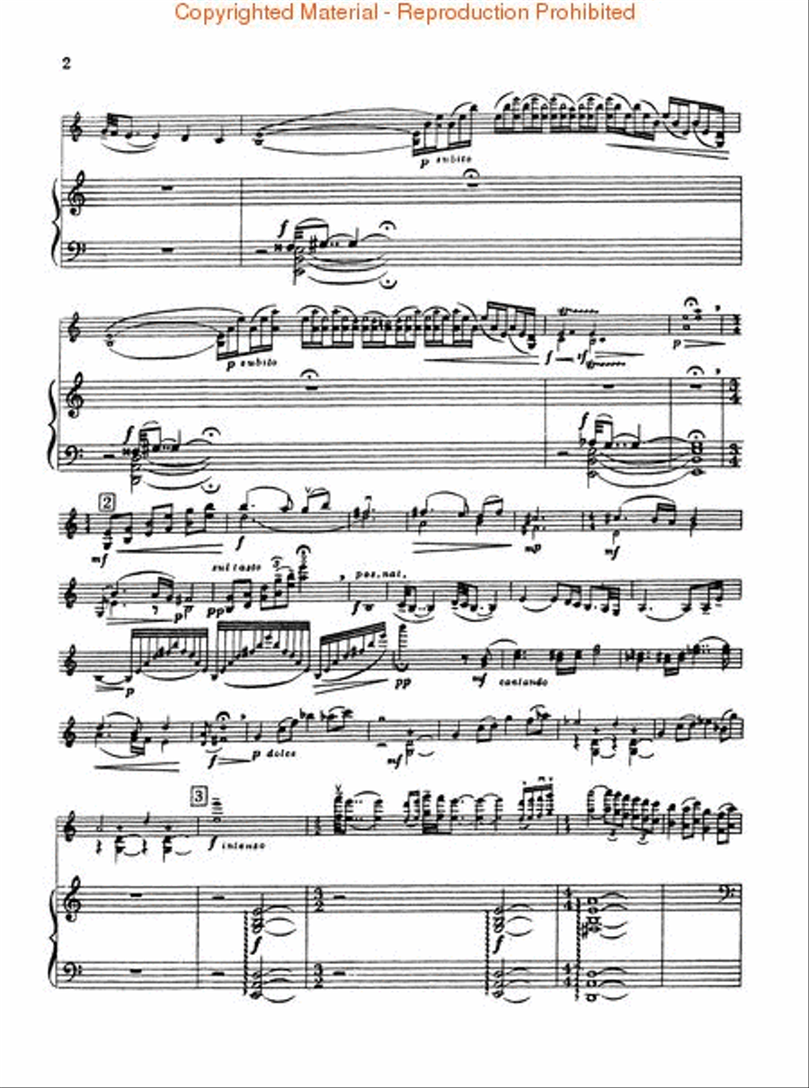 Pampeana No. 1 Violin Solo scores gallery preview page 3