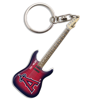 Los Angeles Angels Electric Guitar Keychain
