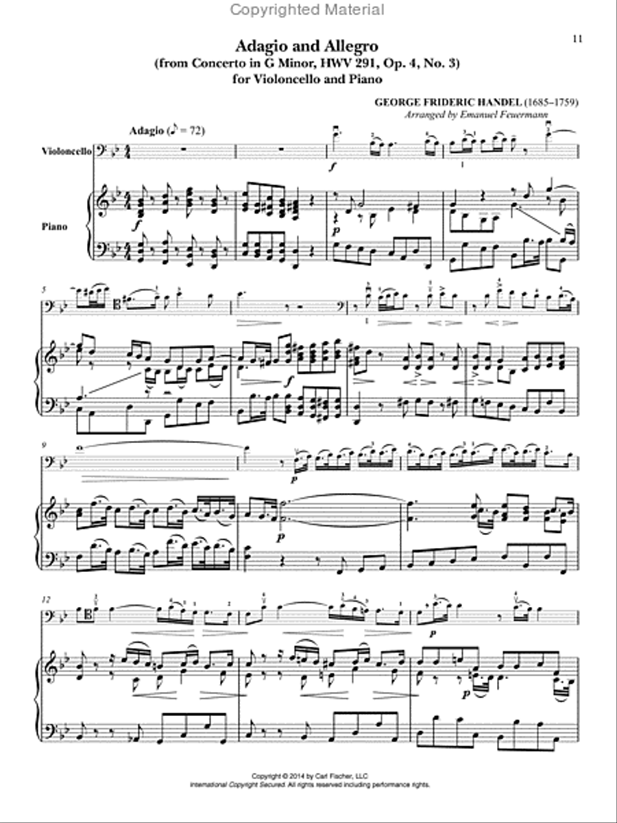 The Feuermann Legacy Piano Accompaniment scores gallery preview page 2